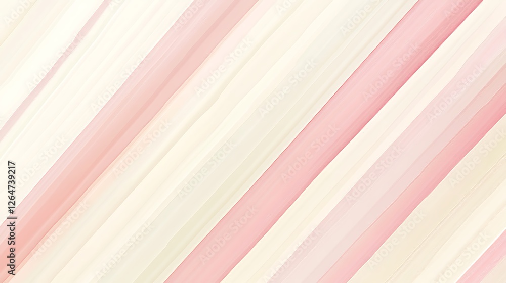 Abstract Diagonal Lines in Pastel Pink and Cream Abstract Diagonal Lines in Pastel Pink and Cream