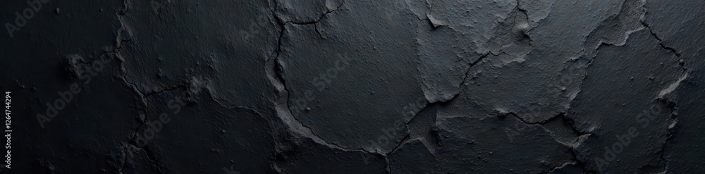 Fine-grained, subtly uneven matte black surface, matte, chalk Fine-grained, subtly uneven matte black surface, matte, chalk
