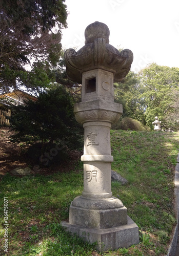 Lanterne en pierre au Japon