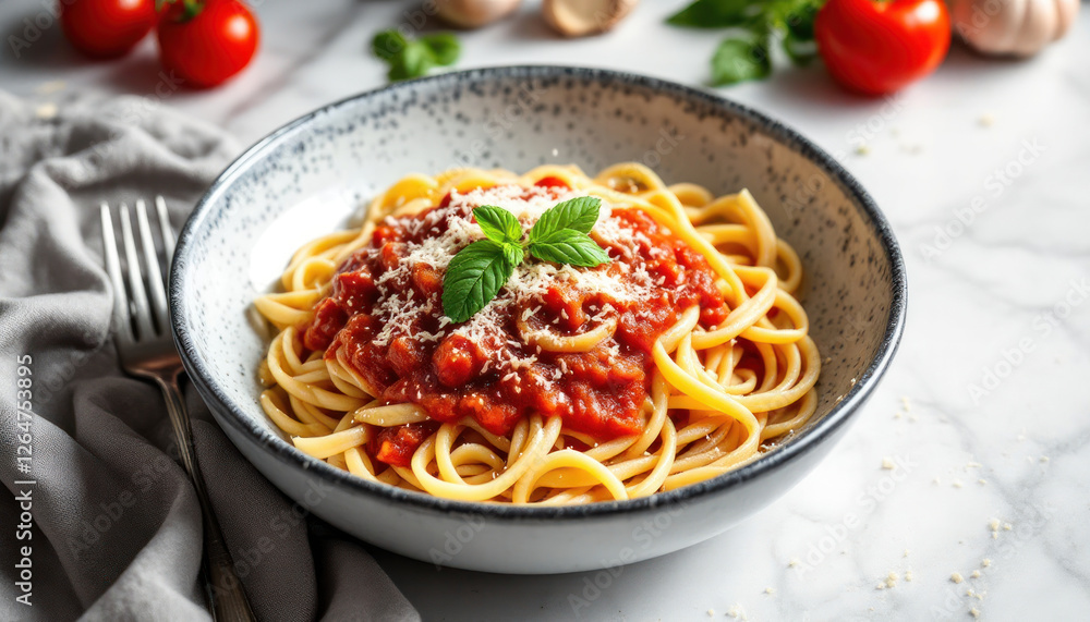 Delicious Spaghetti with Marinara Sauce, a Simple Italian Delight Delicious Spaghetti with Marinara Sauce, a Simple Italian Delight