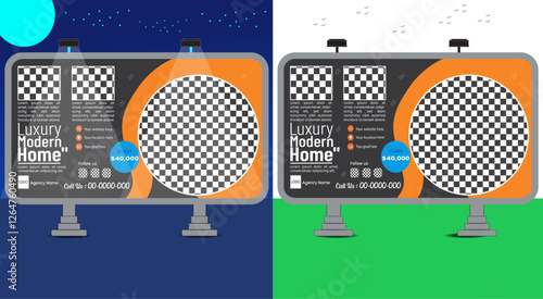 Billboard mock vector1