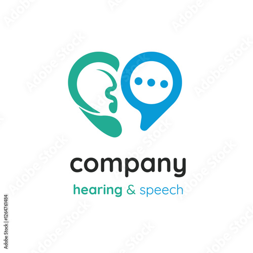 Hearing & Speech Logo design