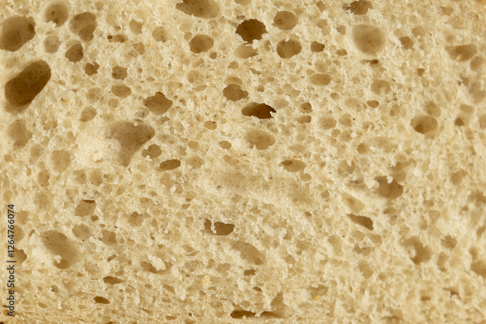 close-up of bread texture with porous structure close-up of bread texture with porous structure