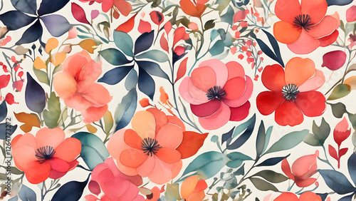 A delicate and feminine floral pattern with a touch of rustic charm.