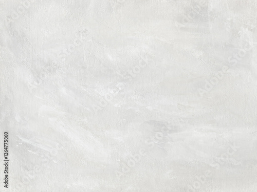 Fototapeta Naklejka Na Ścianę i Meble -  Abstract neutral art background with paint brush strokes in grey color shades. Contemporary minimalist artwork. Hand painted textured acrylic template. Modern painting and texture on canvas