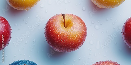 pomme qui est un melange de plein de variete de photo