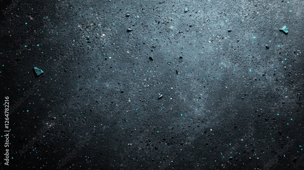 Obraz premium Textured Grunge Surface with Blue and Green Elements Under a Dark Background