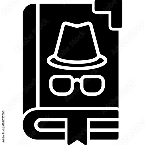 Detective Story Book Icon