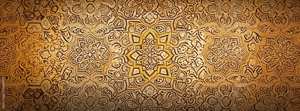 Intricate Gold Architectural Patterns