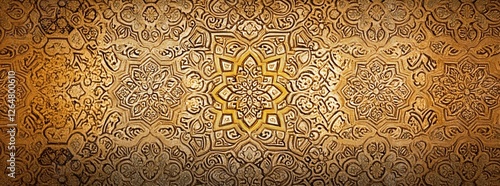 Intricate Gold Architectural Patterns