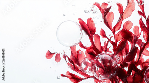 astaxanthin extract and bubble	
