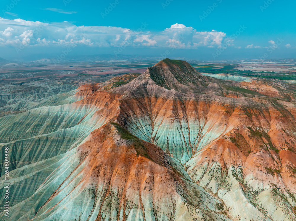 Aerial view of Ankara, Nallıhan Bird Paradise.