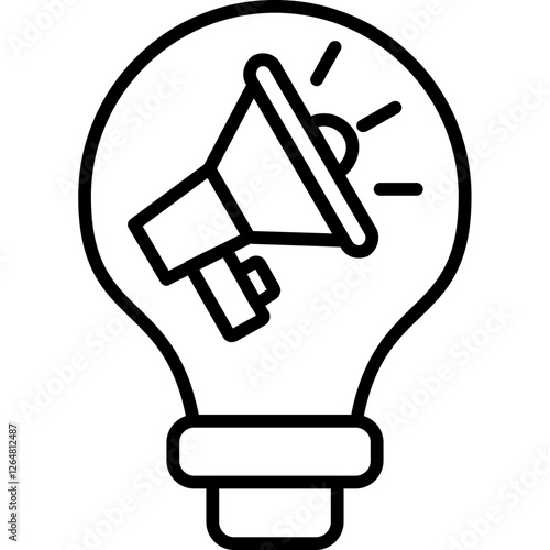 Advertising Idea Icon