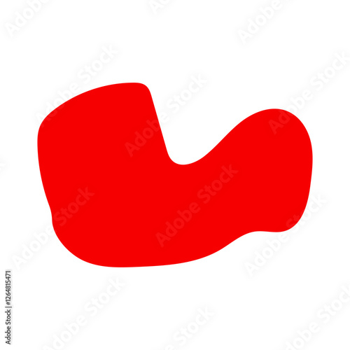 abstract blobs red for background