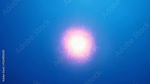 Red Sparks in Blue Space