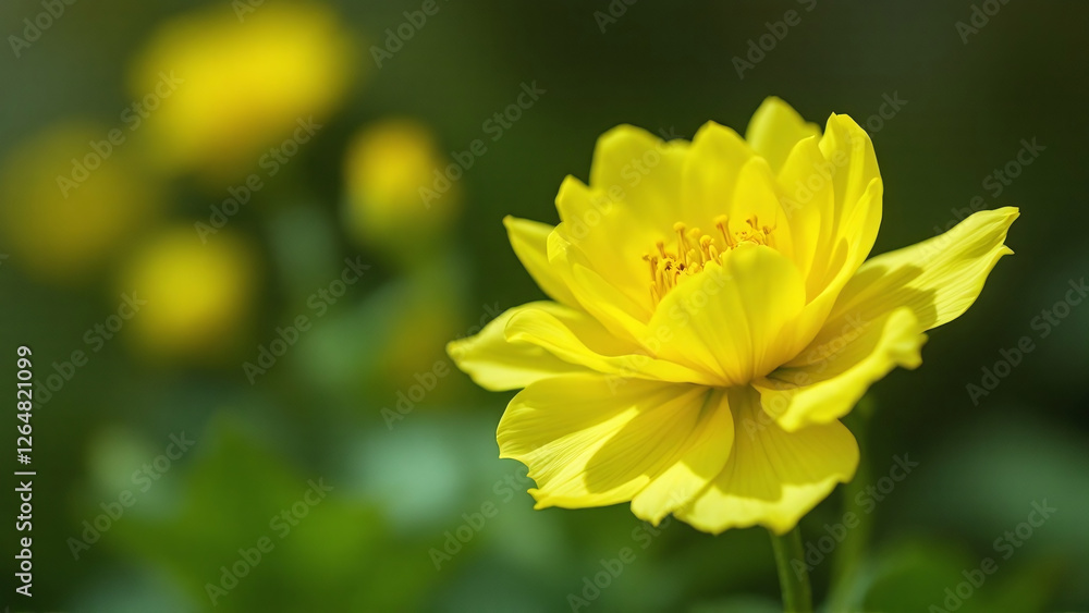 Butterwort yellow flower in a gentle mood showcasing intricate designs against a soft background. Butterwort yellow flower in a gentle mood showcasing intricate designs against a soft background.