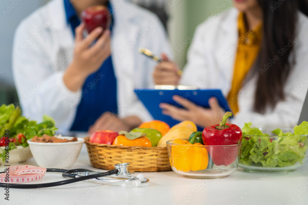 Microbiologists and nutrition experts analyze molecular samples in advanced food science labs. Microbiologists and nutrition experts analyze molecular samples in advanced food science labs.