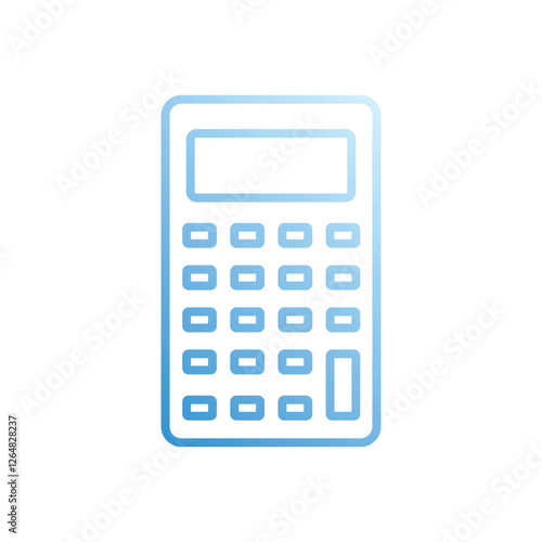 Calculator vector icon stock ilustration