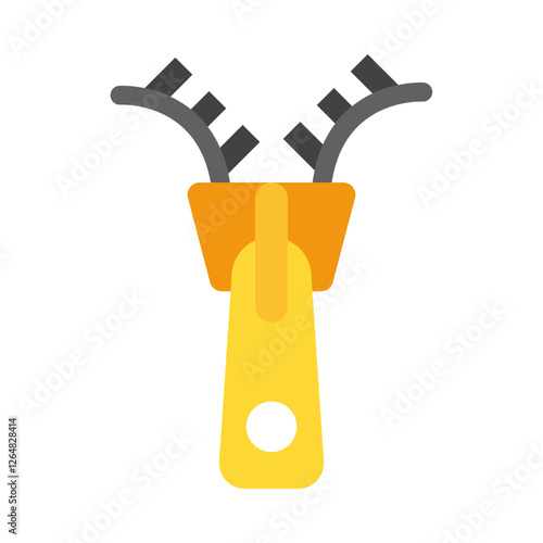 Zipper flat icon