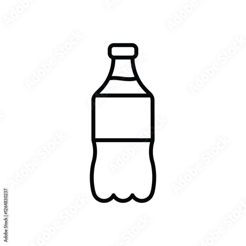 Cola vector icon stock ilustration