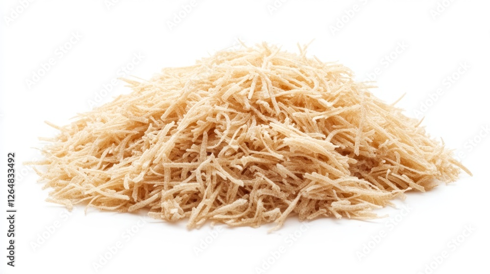 Shredded Natural Fiber Pile for Craft and Textile Applications Shredded Natural Fiber Pile for Craft and Textile Applications