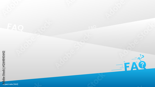 FAQ concept background