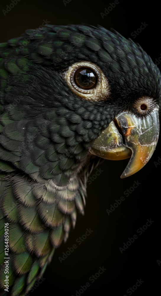 Fototapeta premium The Gaze of a Parrot