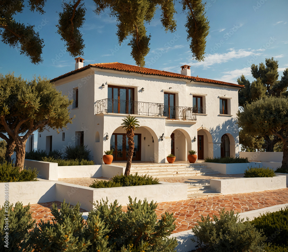 Fototapeta premium the house in the village