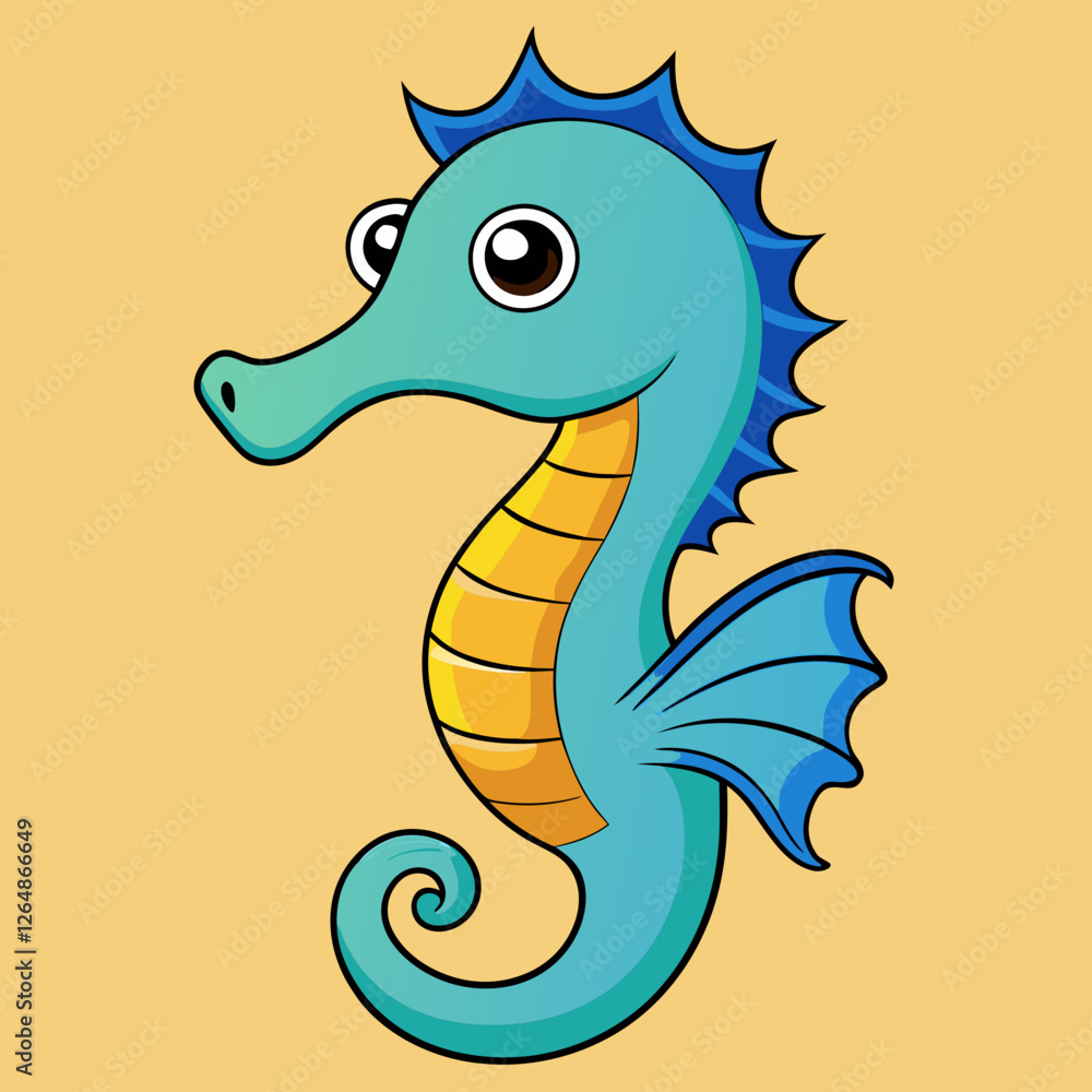 Fototapeta premium vector illustration of a cartoon snake