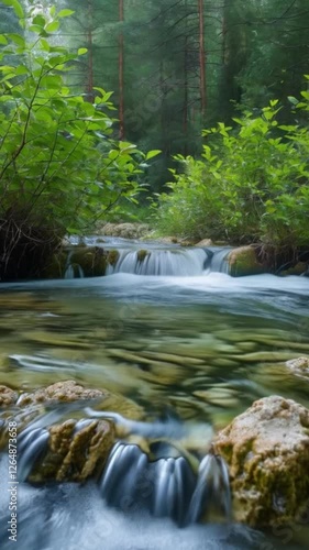 stream in the forest