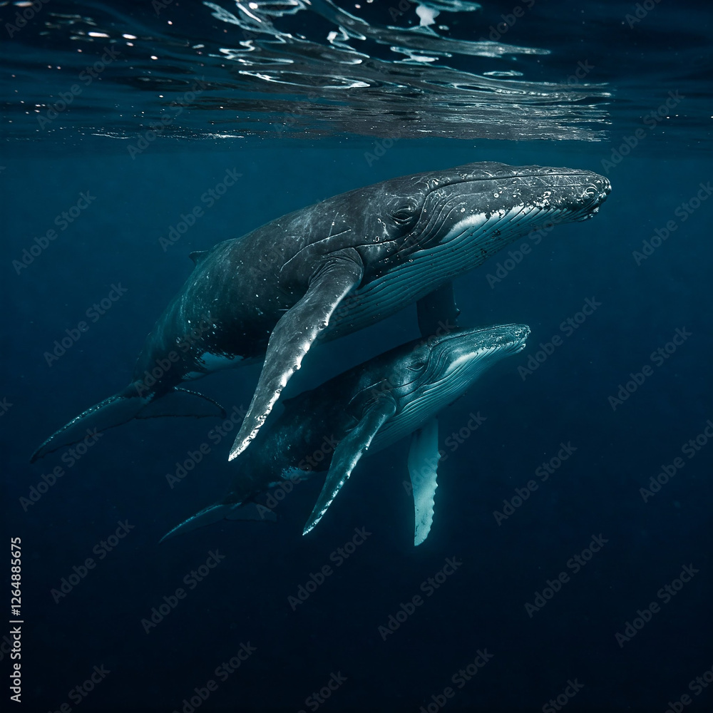 Fototapeta premium dolphin in the water