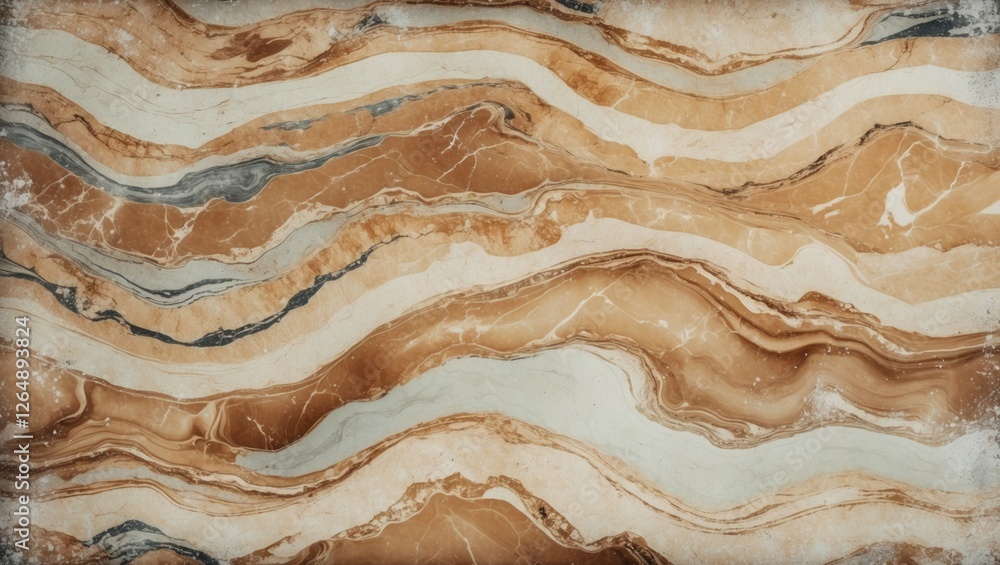 Brown and beige marble texture with wavy pattern and fine details ideal for backgrounds and surfaces Copy Space Brown and beige marble texture with wavy pattern and fine details ideal for backgrounds and surfaces Copy Space