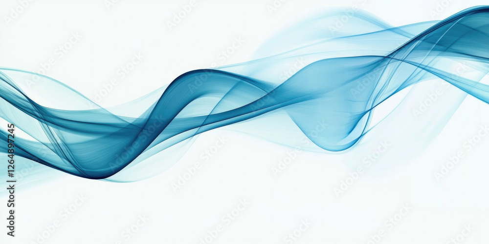 Abstract medical background with flowing blue waves for healthcare design and presentation Abstract medical background with flowing blue waves for healthcare design and presentation