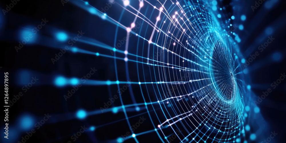 Naklejka premium Futuristic abstract background featuring medical symbol for healthcare design and technology integration concepts