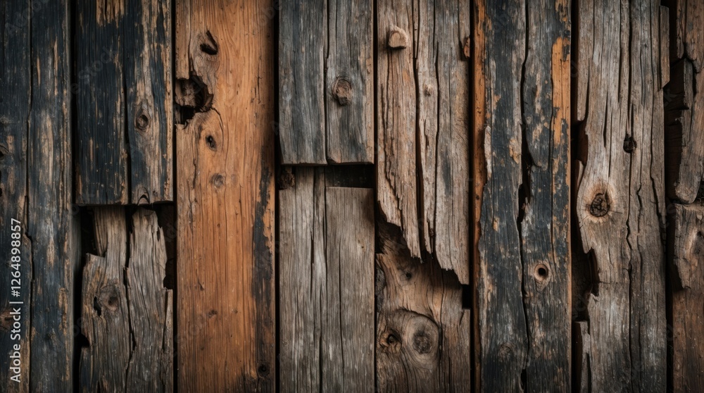 Textured weathered wooden planks with intricate patterns and imperfections suitable for backgrounds or as design elements Textured weathered wooden planks with intricate patterns and imperfections suitable for backgrounds or as design elements