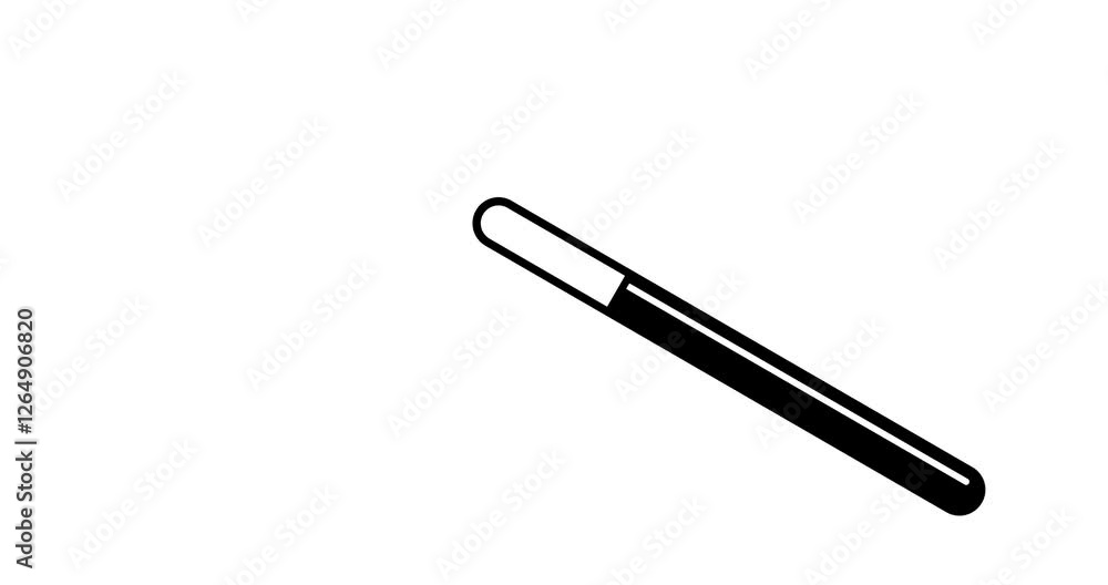 Wave of magic wand, spellcaster's stick flap splattering stardust, magician performs tricks, footage Wave of magic wand, spellcaster's stick flap splattering stardust, magician performs tricks, footage