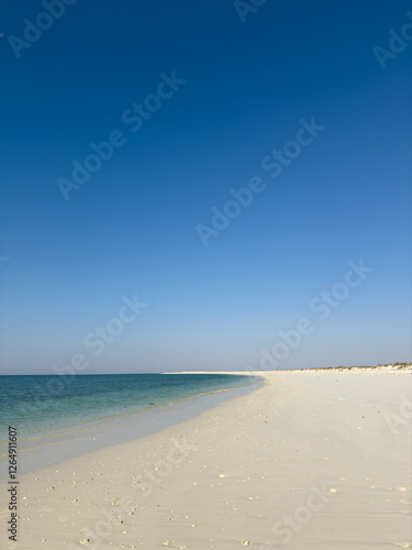 Scenic coast of Barr Al Hikman in Sultanate of Oman photo