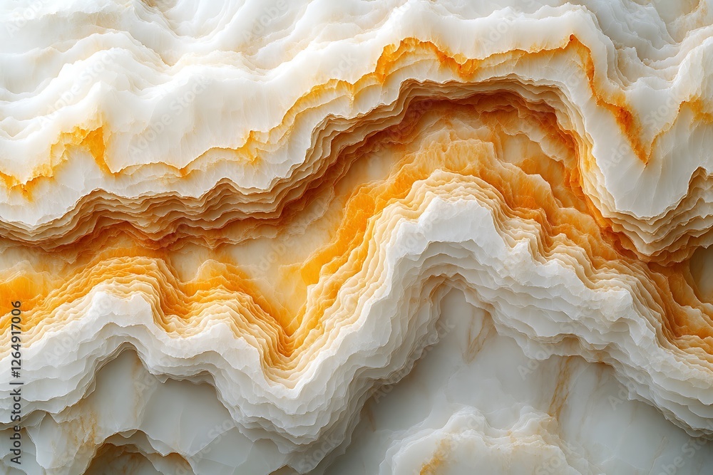 Abstract close-up of layered agate stone showcasing intricate patterns and warm colors Abstract close-up of layered agate stone showcasing intricate patterns and warm colors