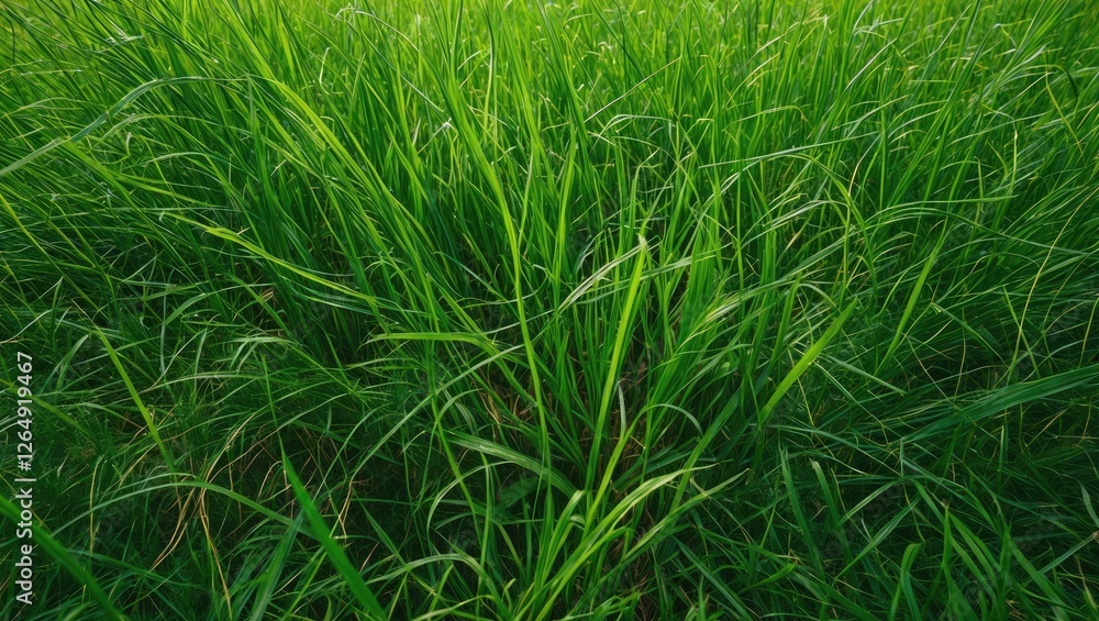 Green grass field with dense foliage and lush vegetation suitable for nature backgrounds and wallpapers Copy Space Green grass field with dense foliage and lush vegetation suitable for nature backgrounds and wallpapers Copy Space