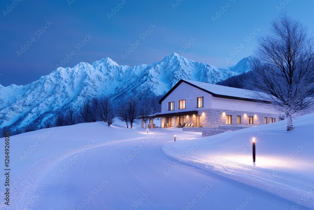 A cozy house nestled in a winter wonderland surrounded by fresh white snow under a clear blue sky 120 chars exactly A cozy house nestled in a winter wonderland surrounded by fresh white snow under a clear blue sky 120 chars exactly