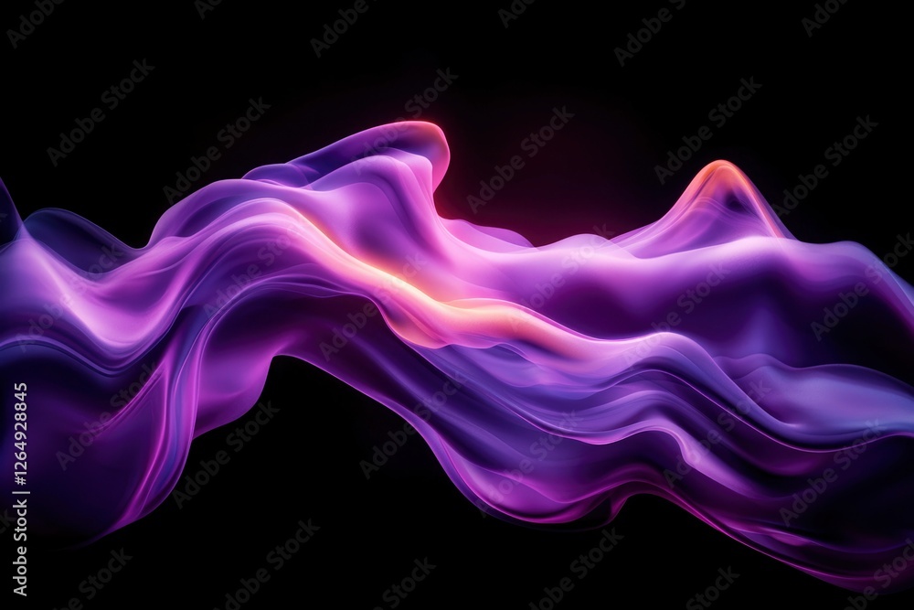 Abstract neon fluid wave art background for modern digital design projects Abstract neon fluid wave art background for modern digital design projects