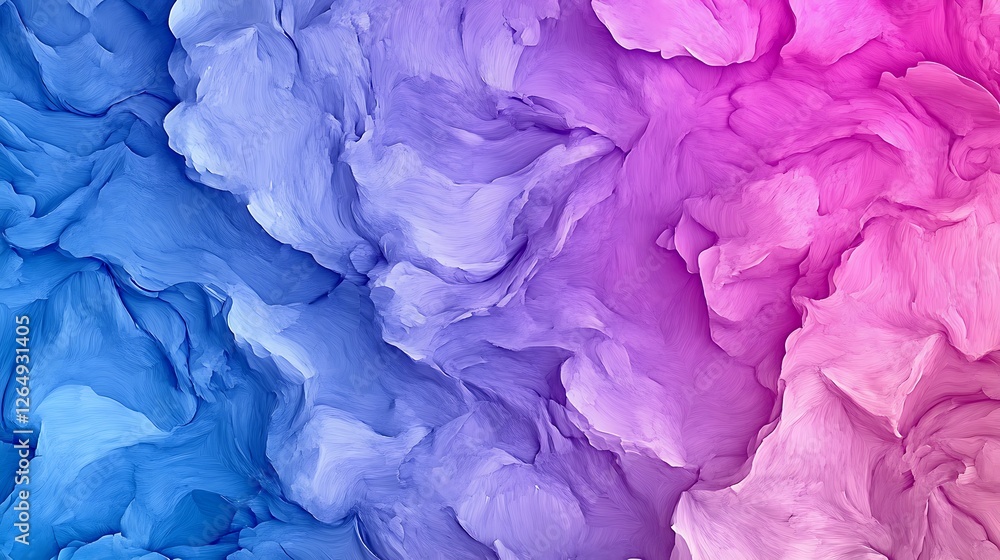 Fluid Acrylic Pour Painting: Blue and Pink Abstract Art AI Generated Fluid Acrylic Pour Painting: Blue and Pink Abstract Art AI Generated