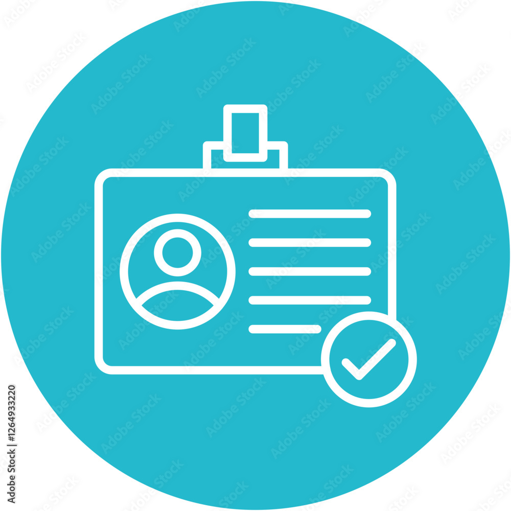 Identity Verification Icon Identity Verification Icon