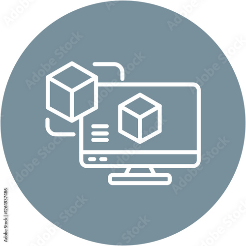 Digital Twin Icon