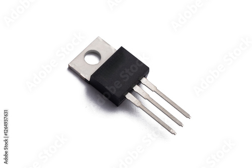 Electronic voltage regulator transistor isolated