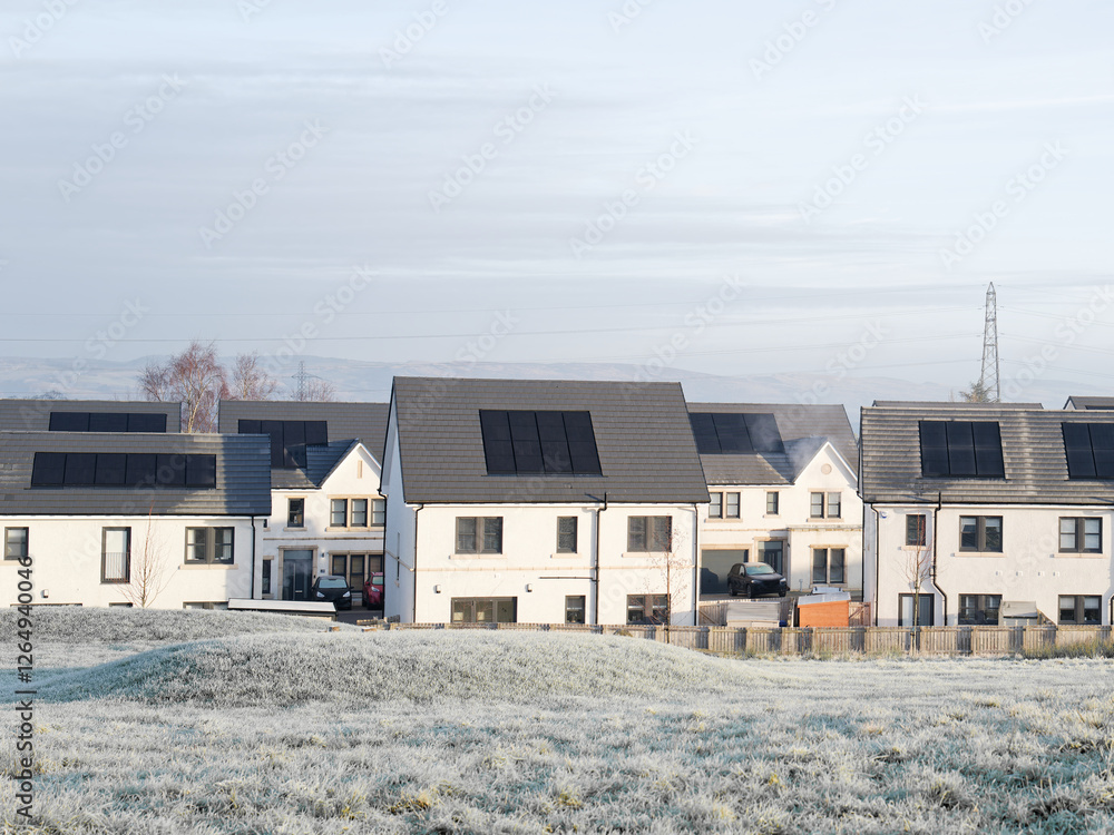 New housing development at Dargavel in Bishopton New housing development at Dargavel in Bishopton