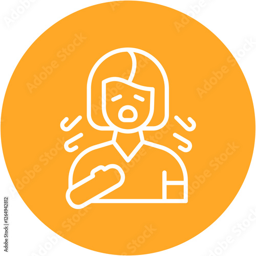 Breathing Difficulty Icon