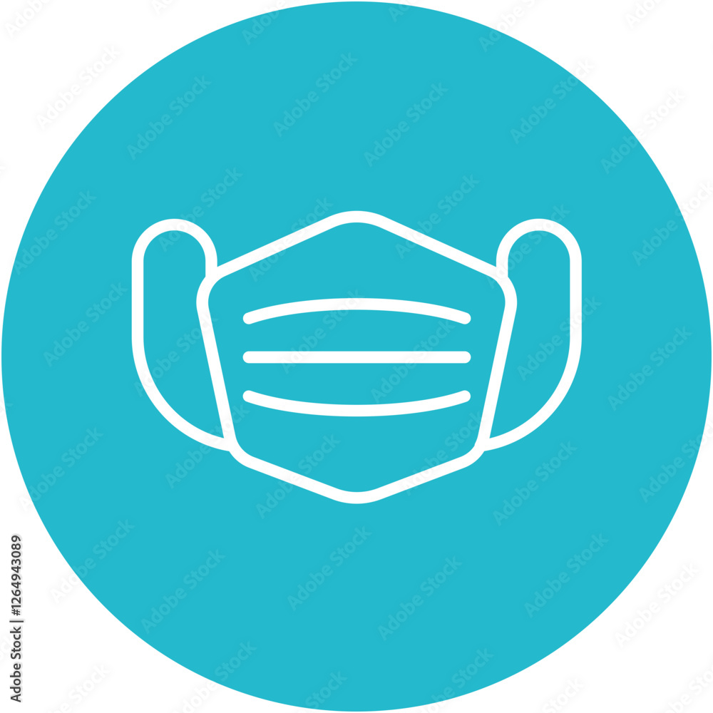 Obraz premium Face Mask Icon