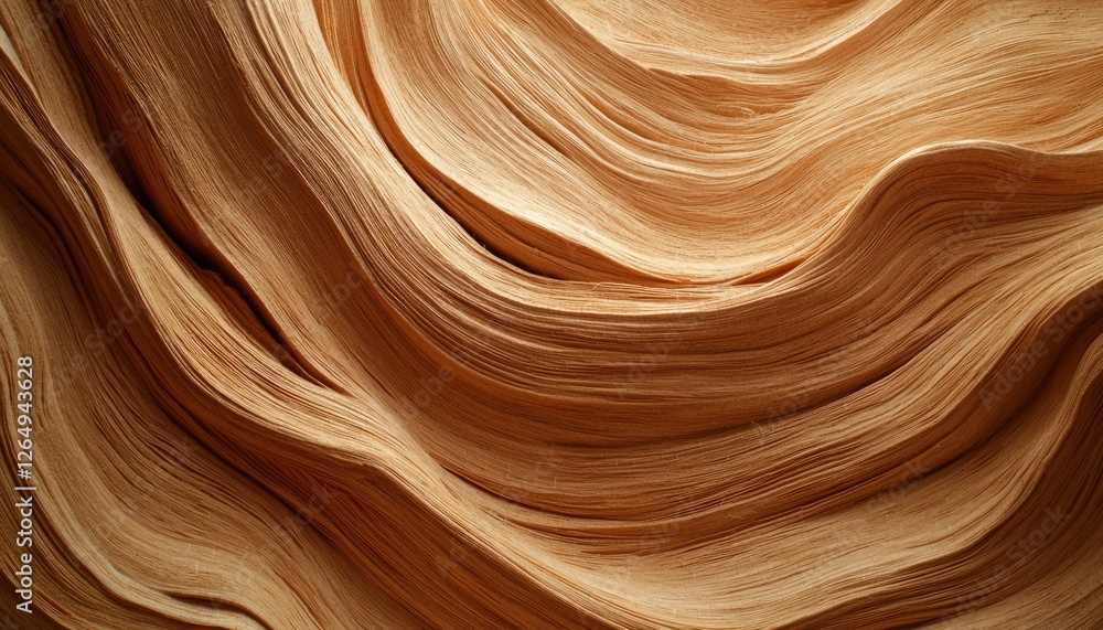 Flowing Sandstone in Slot Canyon, sunlit. Erosion, layers, texture, travel, art Flowing Sandstone in Slot Canyon, sunlit. Erosion, layers, texture, travel, art