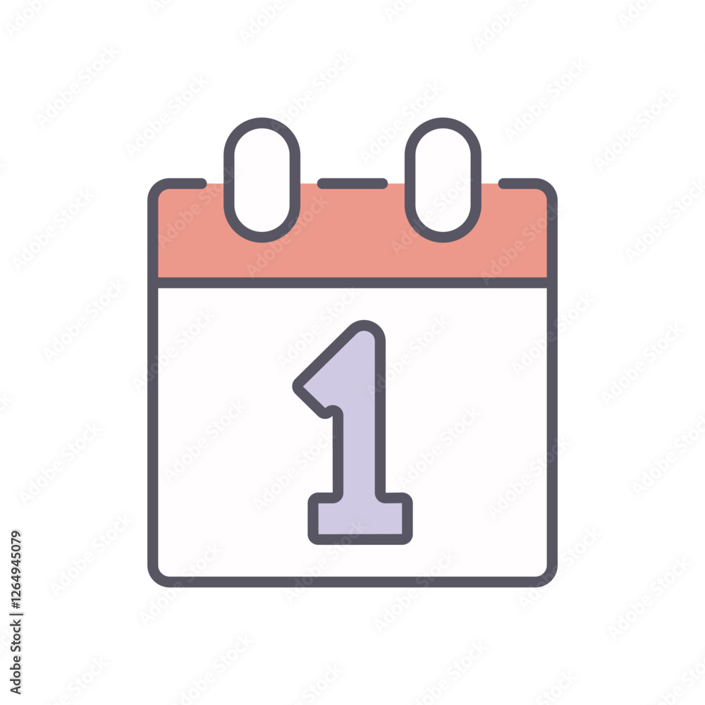 Calendar vector icon stock illustration Calendar vector icon stock illustration